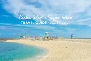 carbin reef and suyac island