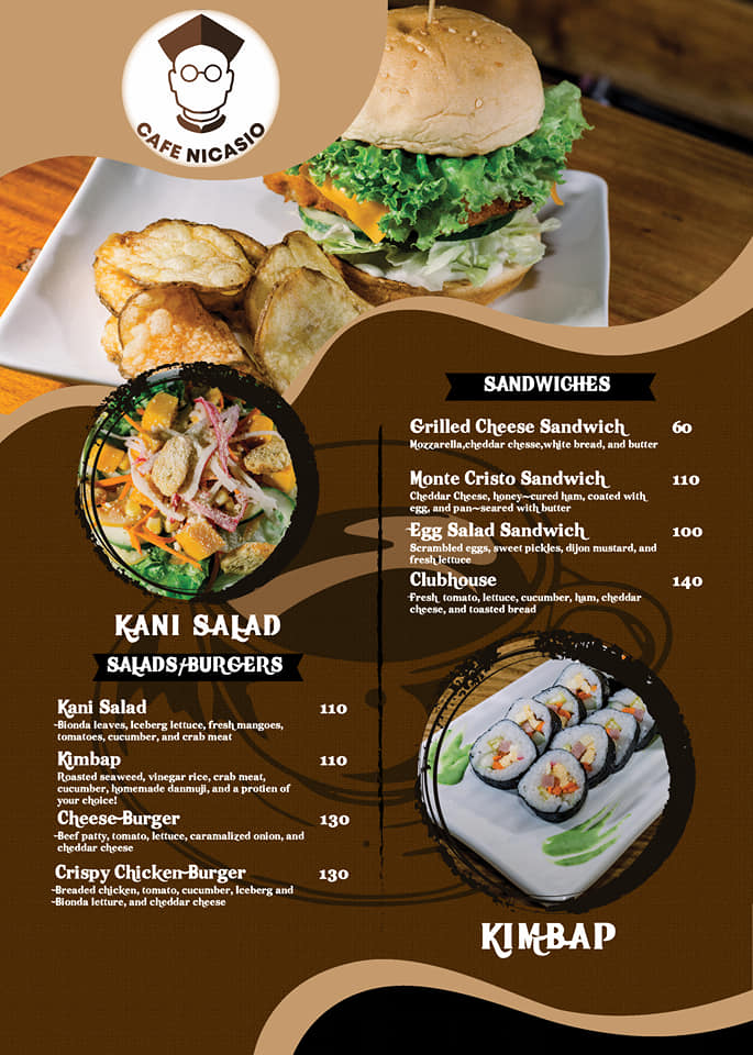 cafe nicasio menu