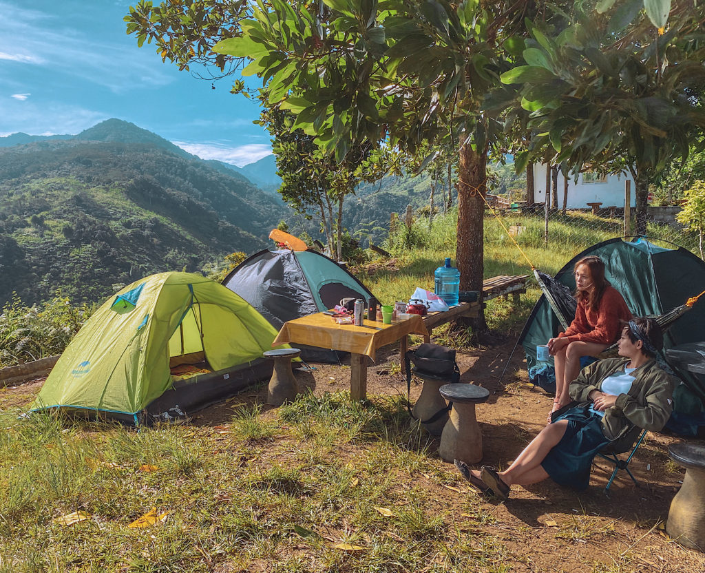 Local Travel Ambassadors to Boost Tourism Industry in Zamboanga Peninsula 4 girls mountain camping