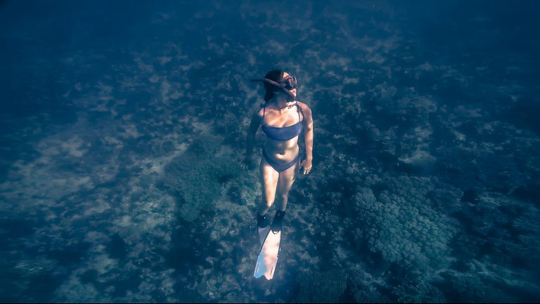 My First Freediving Experience at Tag-Ulo Dapitan 3 freediver girl on bikini