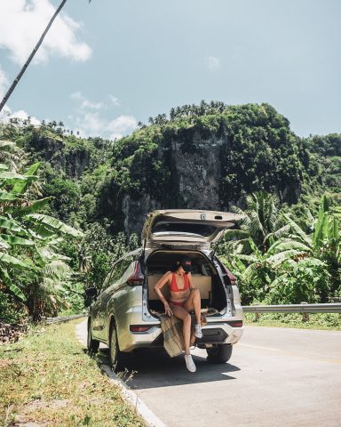 carpooling as a solo female traveler in the philippines
