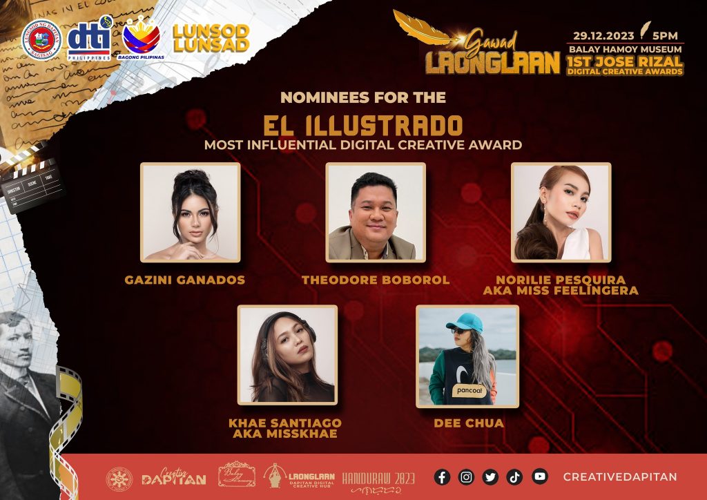 GAWAD LAONG LAAN 2023: Misskhae Nominated As Most Influential and Most Inspiring Digital Creative in Dapitan City 2 most influential creative award